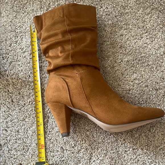 Chase + Chloe Women's Brown Heeled Boots - Picture 9 of 9